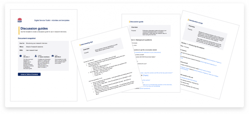 Discussion Guide template