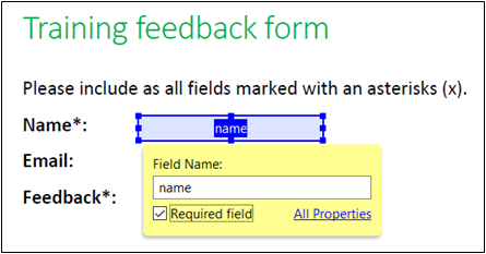 Add form fields