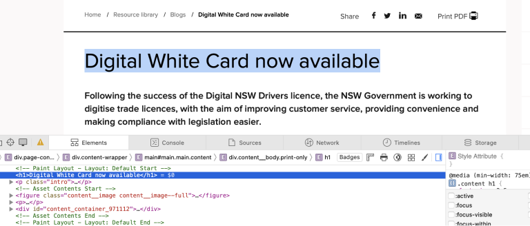 Digital White Card now available