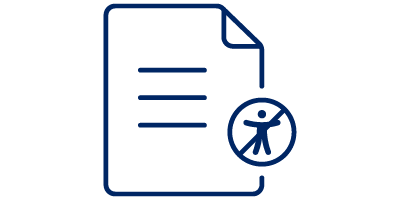 inaccessible document icon