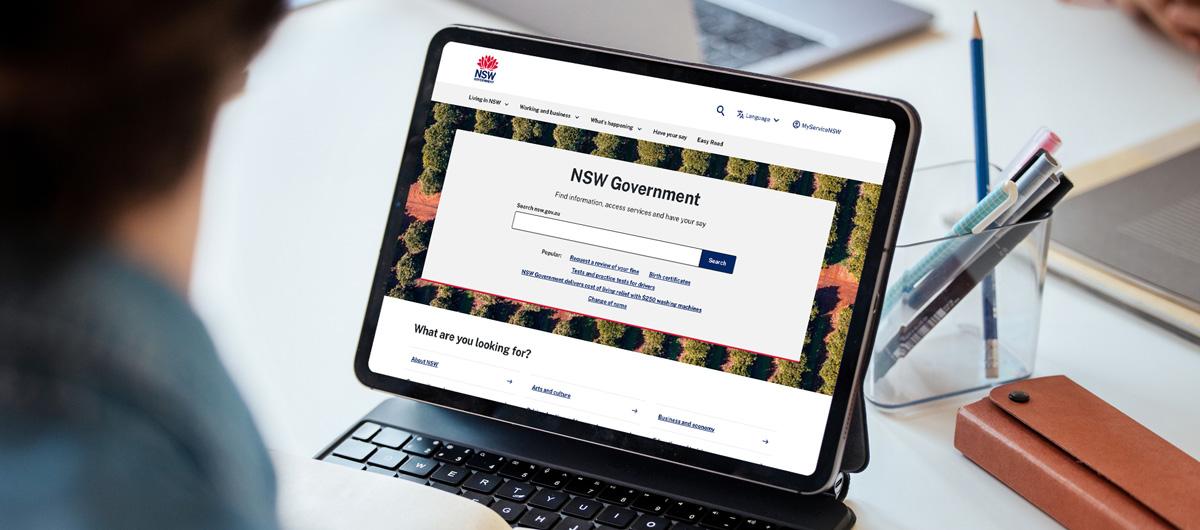 The nsw.gov.au platform | Digital NSW