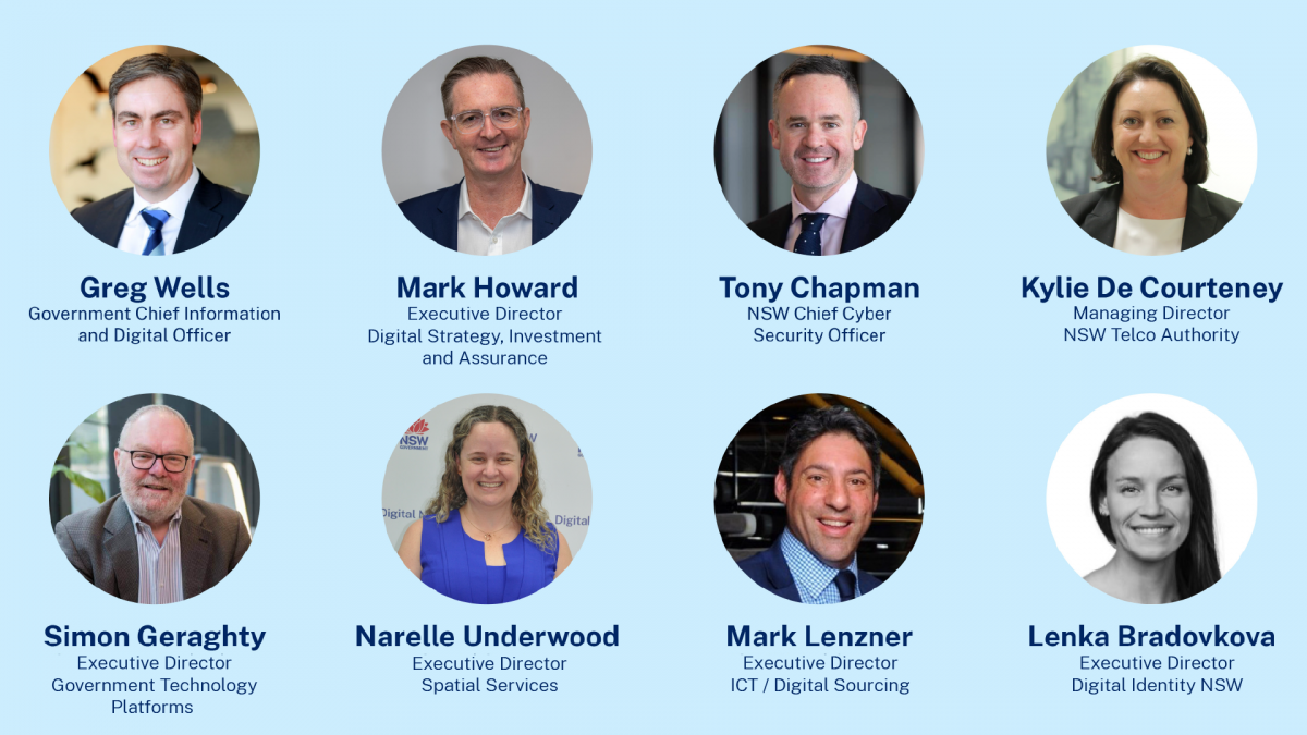 Executive Leadership team at Digital NSW